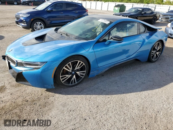 2016 BMW i8 z VIN WBY2Z2C54GV675234, wystawiony jako Copart lot #74126583 z przebiegiem 6272 mil mil oraz Szkody całkowita. Historia ofert i sprzedaży dostępna na DreamBid. Obrazek 1.