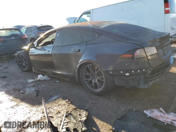 2024 Tesla Model S with VIN 5YJSA1E55RF534643, listed as a Copart auction lot 46422475 with Not provided miles and Salvage title. Bid and sale history available at DreamBid. Image 2.
