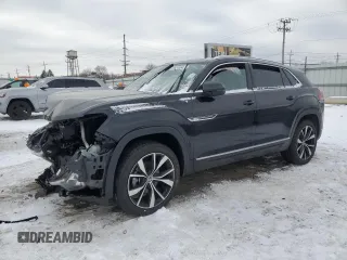 2024 Volkswagen Atlas SEL Premium R-Line z VIN 1V2FE2CA9RC206858, wystawiony jako Copart lot #88240845 z przebiegiem 11 294 mil mil oraz Szkoda całkowita • Salvage title. Historia ofert i sprzedaży dostępna na DreamBid. Obrazek 1.