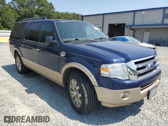 2011 Ford Expedition EL XLT with VIN 1FMJK1J58BEF34329, listed as a Copart auction lot 69399474 with 217,582 mi miles and Salvage Title. Bid and sale history available at carsss.com. Image 4.