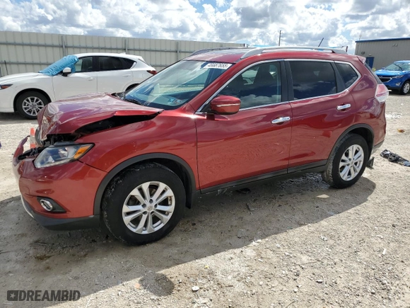 2015 Nissan Rogue SL with VIN 5N1AT2MV0FC925247, listed as a Copart auction lot 46687655 with 118,433 mi miles and Salvage Title. Bid and sale history available at carsss.com. Image 1.