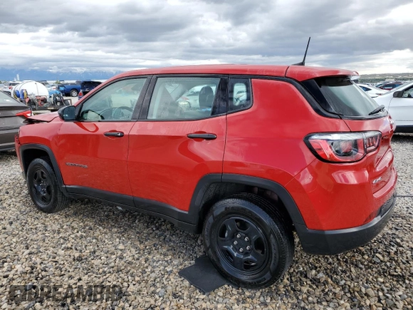 2020 Jeep Compass Sport с VIN 3C4NJDAB9LT137584, выставлен на аукционе Copart как лот 56947965 с пробегом 44 984 миль миль и Списание • Salvage title. История ставок и продаж доступна на DreamBid. Изображение 2.