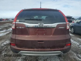 2015 Honda CR-V EX-L with VIN 5J6RM4H78FL121106, listed as a Copart auction lot 50374765 with 33,208 mi miles and Salvage Title. Bid and sale history available at carsss.com. Image 6.