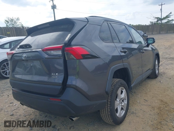 2019 Toyota RAV4 XLE with VIN 2T3P1RFV9KW042278, listed as a IAAI auction lot 42062800 with 62,979 mi miles and . Bid and sale history available at DreamBid. Image 4.