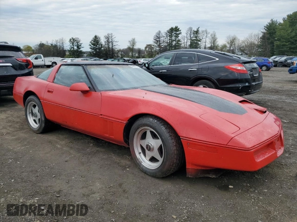 1986 Chevrolet Corvette with VIN 1G1YY0784G5101443, listed as a Copart auction lot 52907305 with 126,996 mi miles and Clean Title. Bid and sale history available at carsss.com. Image 4.
