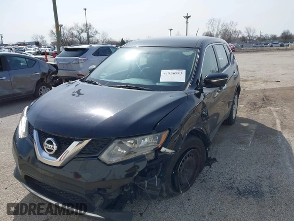 2015 Nissan Rogue S with VIN KNMAT2MT5FP514938, listed as a IAAI auction lot 41936913 with 116,631 mi miles and . Bid and sale history available at DreamBid. Image 17.