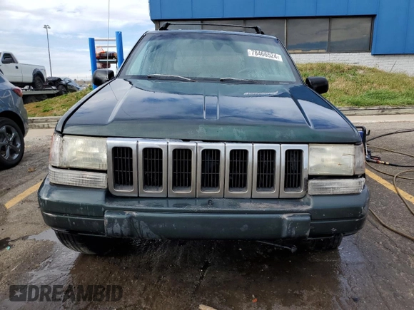 1996 Jeep Grand Cherokee Laredo with VIN 1J4GZ58S4TC281689, listed as a Copart auction lot 78466524 with 0 mi miles and Salvage Title. Bid and sale history available at carsss.com. Image 5.