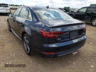 2018 Audi A4 Premium Plus with VIN WAULMAF47JA118900, listed as a Copart auction lot 52145162 with 47,662 mi miles. Bid and sale history available at carsss.com. Image 3.