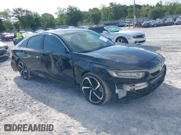 2020 Honda Accord Sport with VIN 1HGCV1F3XLA079053, listed as a IAAI auction lot 42496239 with 113,792 mi miles and . Bid and sale history available at DreamBid. Image 1.