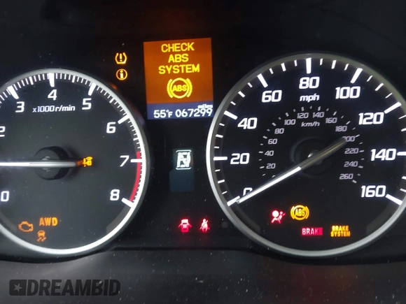 2018 Acura RDX with VIN 5J8TB4H36JL023944, listed as a IAAI auction lot 41893829 with 67,299 mi miles. Bid and sale history available at carsss.com. Image 7.