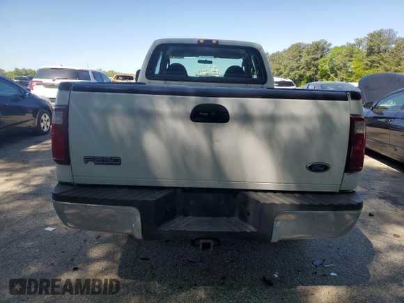 2006 Ford F-250 XL with VIN 1FDSX20546ED86165, listed as a Copart auction lot 53233755 with 241,657 mi miles and Salvage title. Bid and sale history available at DreamBid. Image 6.