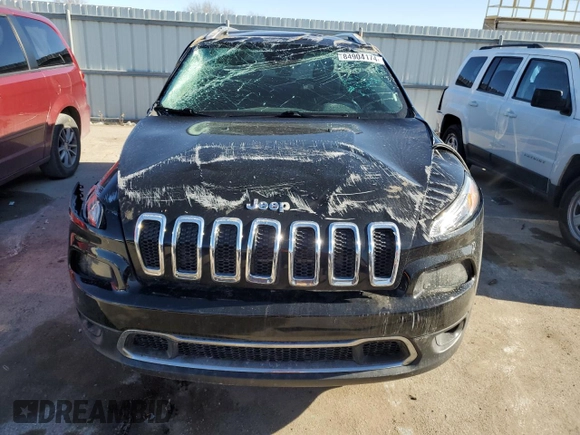 2018 Jeep Cherokee Limited with VIN 1C4PJMDX5JD583685, listed as a Copart auction lot 84904174 with 58,093 mi miles and Salvage Title. Bid and sale history available at carsss.com. Image 5.