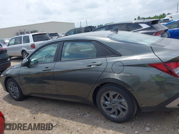 2024 Hyundai Elantra SEL with VIN KMHLM4DG9RU787905, listed as a IAAI auction lot 42157913 with 23,122 mi miles. Bid and sale history available at carsss.com. Image 14.