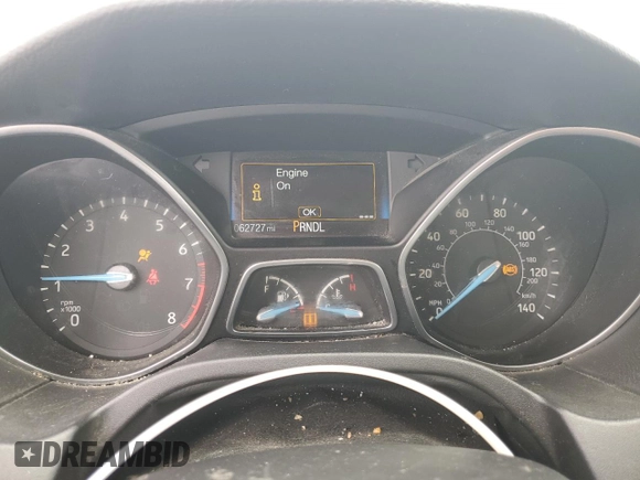 2017 Ford Focus SE with VIN 1FADP3F27HL217567, listed as a Copart auction lot 53749175 with 62,727 mi miles and Salvage title. Bid and sale history available at DreamBid. Image 9.