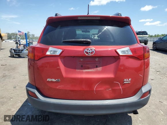 2013 Toyota RAV4 XLE with VIN 2T3RFREV4DW102059, listed as a Copart auction lot 61663585 with 132,375 mi miles and Salvage title. Bid and sale history available at DreamBid. Image 6.