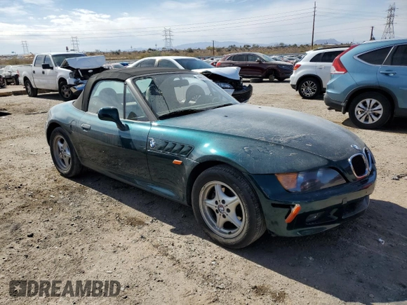 1997 BMW 3 Series 1.9L with VIN 4USCH7325VLE03227, listed as a Copart auction lot 44815605 with 45,842 mi miles and Salvage Title. Bid and sale history available at carsss.com. Image 4.