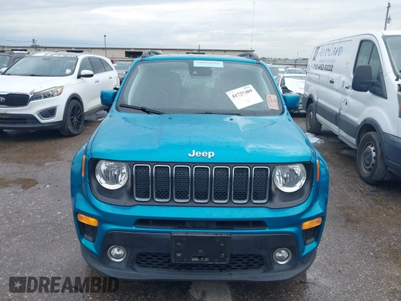 2021 Jeep Renegade Latitude with VIN ZACNJCBB0MPM38811, listed as a IAAI auction lot 41727489 with 95,930 mi miles and . Bid and sale history available at DreamBid. Image 6.
