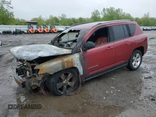 2016 Jeep Compass Sport with VIN 1C4NJDBB5GD779567, listed as a Copart auction lot 55808655 with Not provided miles and Salvage title. Bid and sale history available at DreamBid. Image 1.
