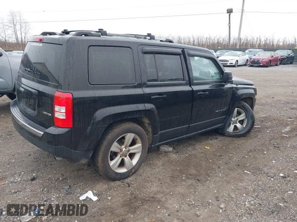 2014 Jeep Patriot Limited with VIN 1C4NJRCBXED503572, listed as a IAAI auction lot 41937793 with 112,015 mi miles. Bid and sale history available at carsss.com. Image 4.