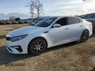 2019 Kia Optima LX z VIN 5XXGT4L35KG335470, wystawiony jako Copart lot #47495975 z przebiegiem 114 006 mil mil oraz Szkoda całkowita • Salvage title. Historia ofert i sprzedaży dostępna na DreamBid. Obrazek 1.