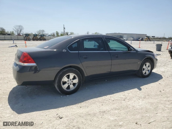 2008 Chevrolet Impala LT with VIN 2G1WT58K689142593, listed as a Copart auction lot 50088755 with NaN miles and Salvage Title. Bid and sale history available at carsss.com. Image 3.