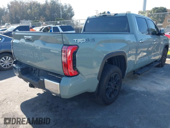 2022 Toyota Tundra Limited Hybrid with VIN 5TFJC5EC9NX001528, listed as a IAAI auction lot 41625774 with 57,475 mi miles and . Bid and sale history available at DreamBid. Image 4.