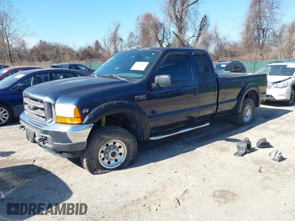 2001 Ford Super Duty F-250 XL with VIN 1FTNX21L51EC28036, listed as a IAAI auction lot 41768113 with 141,603 mi miles. Bid and sale history available at carsss.com. Image 2.