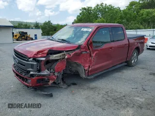 2019 Ford F-150 XL with VIN 1FTEW1EP0KFB14211, listed as a Copart auction lot 60712585 with 92,013 mi miles and Salvage title. Bid and sale history available at DreamBid. Image 1.