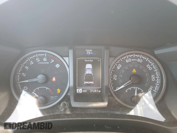 2023 Toyota Tacoma SR with VIN 3TMCZ5AN0PM538974, listed as a Copart auction lot 89165095 with 31,281 mi miles and Salvage title. Bid and sale history available at DreamBid. Image 9.