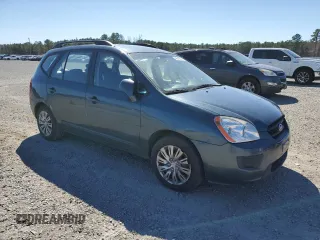 2009 Kia Rondo LX with VIN KNAFG528297271925, listed as a Copart auction lot 46342845 with 128,002 mi miles and Salvage Title. Bid and sale history available at carsss.com. Image 4.