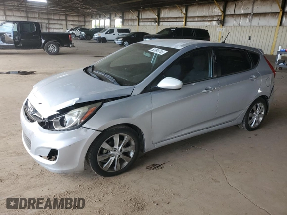 2012 Hyundai Accent SE with VIN KMHCU5AE7CU026029, listed as a Copart auction lot 53893745 with 200,233 mi miles and Salvage Title. Bid and sale history available at carsss.com. Image 1.