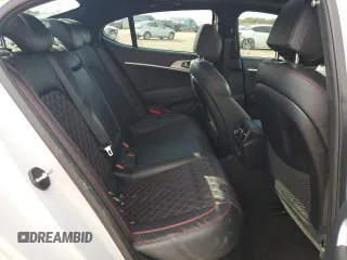 2020 Genesis G70 3.3T with VIN KMTG34LE3LU064052, listed as a Copart auction lot 83573294 with 56,514 mi miles and Salvage Title. Bid and sale history available at DreamBid. Image 10.