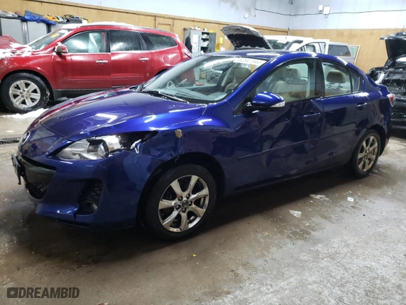 2013 Mazda Mazda3 i Grand Touring with VIN JM1BL1W70D1738276, listed as a Copart auction lot 82847344 with 167,940 mi miles and Clean Title. Bid and sale history available at carsss.com. Image 1.