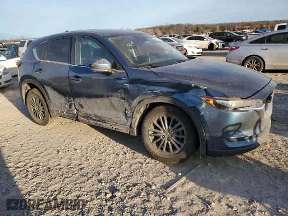 2020 Mazda CX-5 Touring with VIN JM3KFBCM9L0737243, listed as a Copart auction lot 46908495 with 76,956 mi miles and Salvage Title. Bid and sale history available at carsss.com. Image 4.