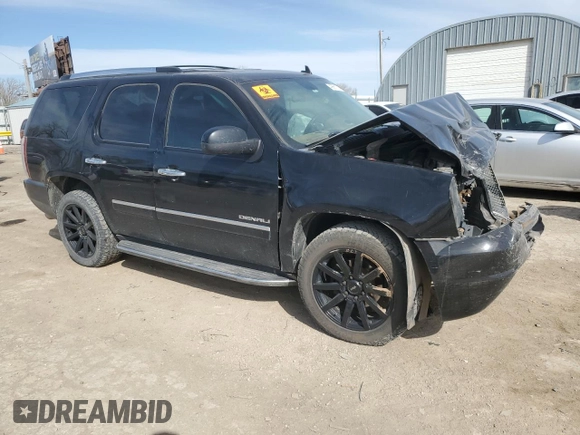 2010 GMC Yukon Denali with VIN 1GKUKEEF3AR134931, listed as a Copart auction lot 49961725 with 0 mi miles and Salvage Title. Bid and sale history available at carsss.com. Image 4.