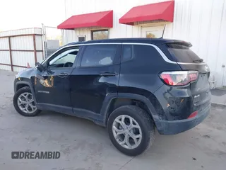 2024 Jeep Compass Sport with VIN 3C4NJDAN2RT168677, listed as a IAAI auction lot 41730940 with 8,472 mi miles and . Bid and sale history available at DreamBid. Image 15.