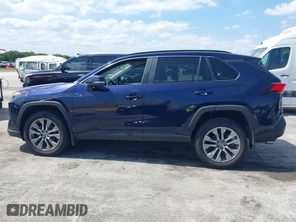 2024 Toyota RAV4 XLE Premium with VIN 2T3A1RFV4RW411614, listed as a IAAI auction lot 42295365 with 35,404 mi miles and . Bid and sale history available at DreamBid. Image 14.