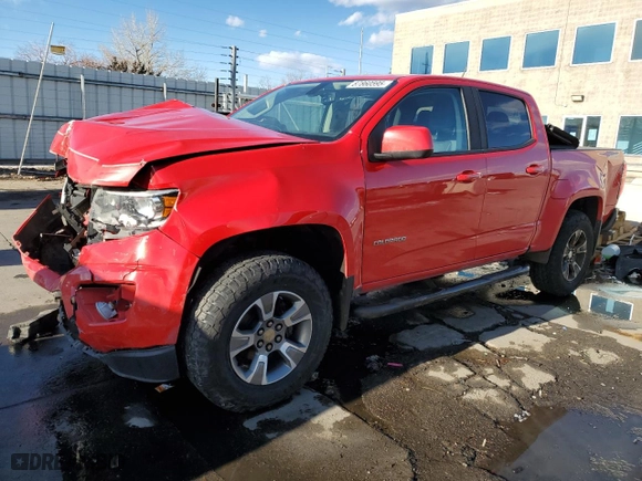 2019 Chevrolet Colorado 4WD Z71 with VIN 1GCGTDEN5K1239977, listed as a Copart auction lot 87860595 with 131,101 mi miles and Salvage Title. Bid and sale history available at carsss.com. Image 1.