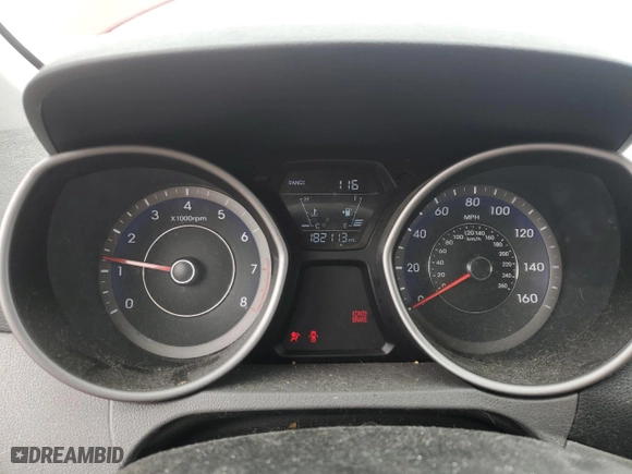 2016 Hyundai Elantra SE with VIN KMHDH4AE1GU599341, listed as a Copart auction lot 48620145 with 182,113 mi miles and Clean Title. Bid and sale history available at carsss.com. Image 9.