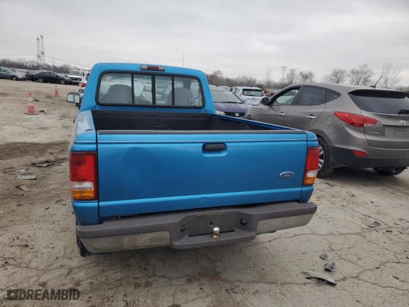 1995 Ford Ranger Splash with VIN 1FTCR10A0SUB77693, listed as a Copart auction lot 81871224 with 247,172 mi miles and Salvage Title. Bid and sale history available at carsss.com. Image 6.