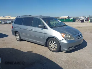 2008 Honda Odyssey EX-L with VIN 5FNRL38768B045992, listed as a IAAI auction lot 42217536 with 237,279 mi miles and . Bid and sale history available at DreamBid. Image 1.