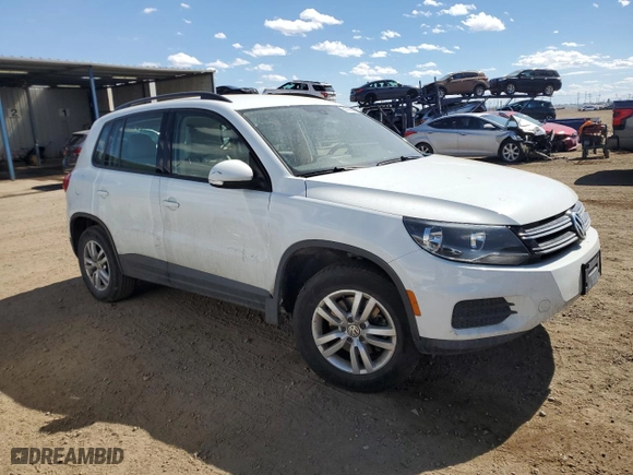 2017 Volkswagen Tiguan S with VIN WVGAV7AX1HK034356, listed as a Copart auction lot 50708845 with 81,034 mi miles and Salvage Title. Bid and sale history available at carsss.com. Image 4.