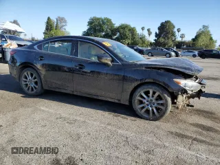 2014 Mazda 6 i Grand Touring with VIN JM1GJ1W67E1161265, listed as a Copart auction lot 52202445 with 91,471 mi miles and Salvage Title. Bid and sale history available at carsss.com. Image 4.