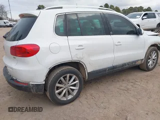 2017 Volkswagen Tiguan Wolfsburg Edition with VIN WVGRV7AX5HK019734, listed as a IAAI auction lot 41391911 with 123,005 mi miles and . Bid and sale history available at DreamBid. Image 4.
