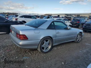 2001 Mercedes-Benz SL-Class with VIN WDBFA68F31F195902, listed as a Copart auction lot 49812045 with 154,923 mi miles and Clean Title. Bid and sale history available at carsss.com. Image 3.