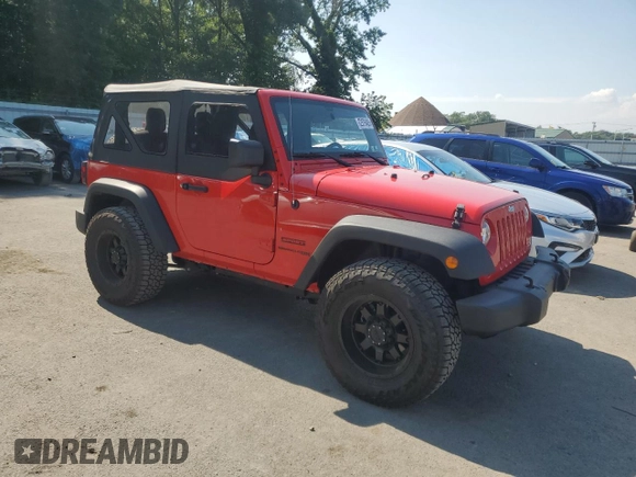 2018 Jeep Wrangler Willys Wheeler W with VIN 1C4AJWAG8JL897178, listed as a Copart auction lot 62576405 with 12,381 mi miles and Salvage title. Bid and sale history available at DreamBid. Image 4.