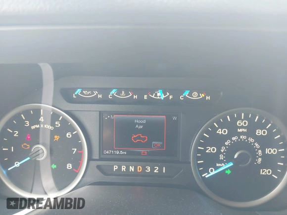 2016 Ford F-150 XL with VIN 1FTEX1C8XGFA43695, listed as a IAAI auction lot 42635928 with 47,119 mi miles and . Bid and sale history available at DreamBid. Image 7.