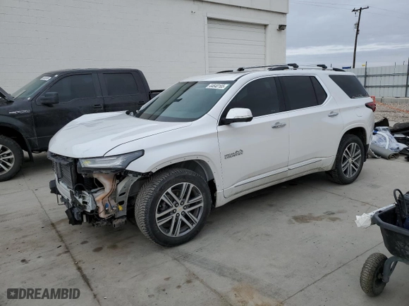 2023 Chevrolet Traverse High Country with VIN 1GNEVNKW1PJ124683, listed as a Copart auction lot 44640165 with 68,364 mi miles and Salvage Title. Bid and sale history available at carsss.com. Image 1.