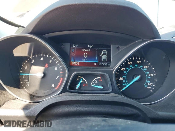 2016 Ford Escape Titanium with VIN 1FMCU9J91GUC59372, listed as a Copart auction lot 50614645 with 97,433 mi miles and Salvage Title. Bid and sale history available at carsss.com. Image 9.