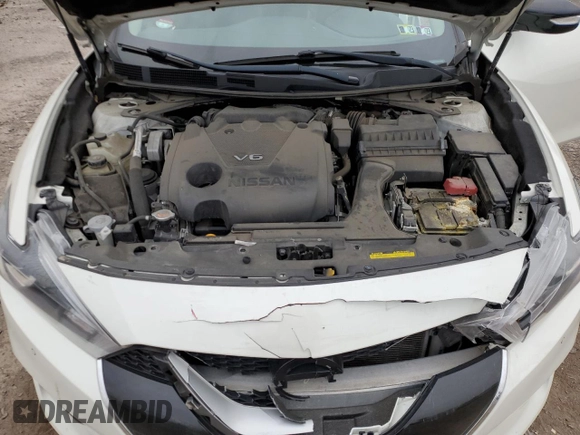 2017 Nissan Maxima SL with VIN 1N4AA6AP9HC425460, listed as a Copart auction lot 52168535 with 87,042 mi miles and Salvage title. Bid and sale history available at DreamBid. Image 11.